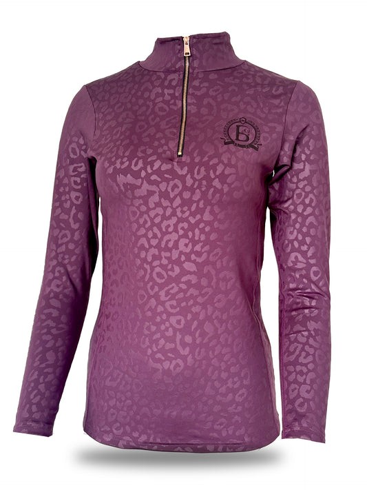 Leonora  Plum Mini Base Layer With Long Sleeves