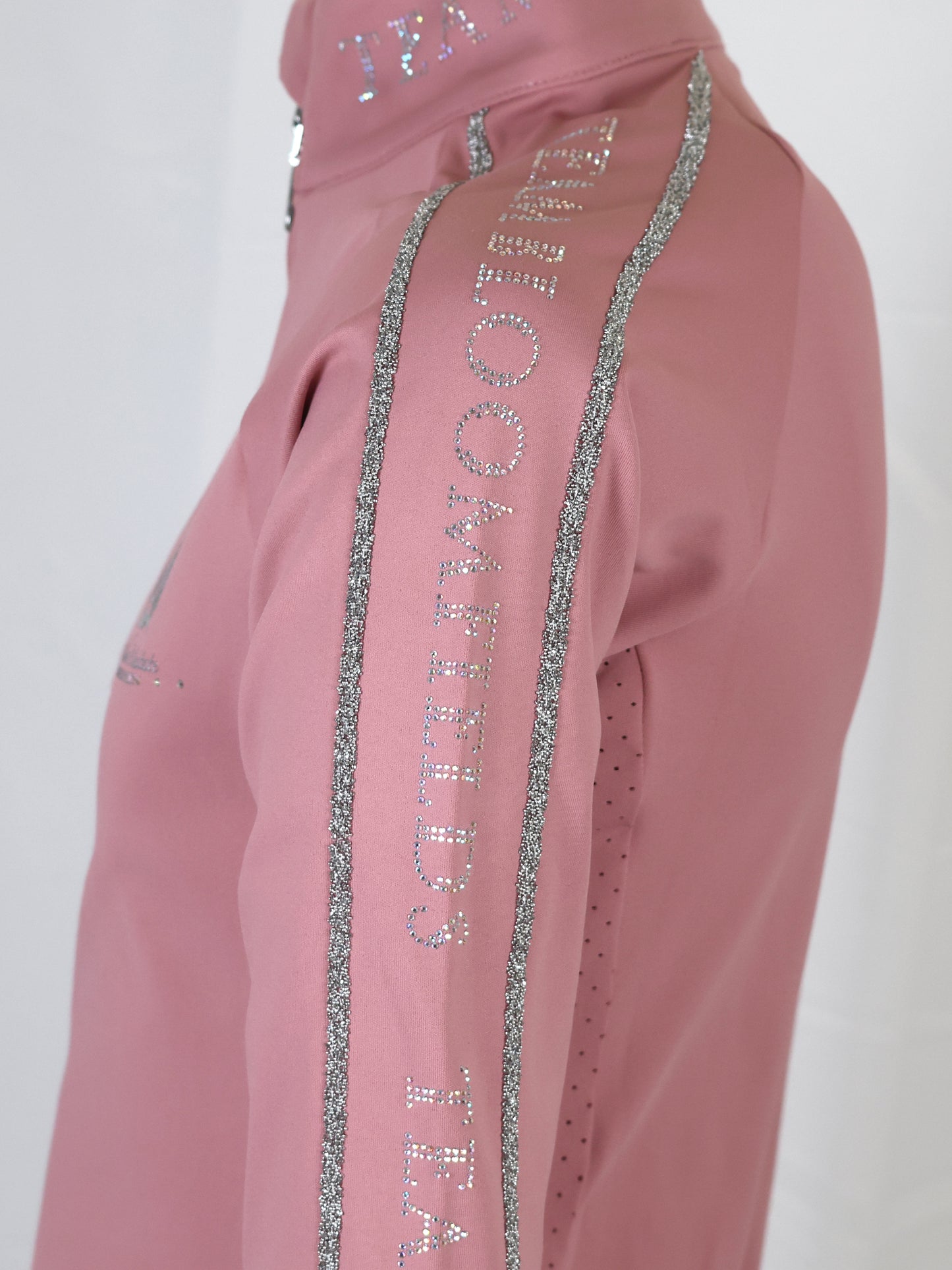 Mini Chloe Pink Crystal Base Layer With Long Sleeves
