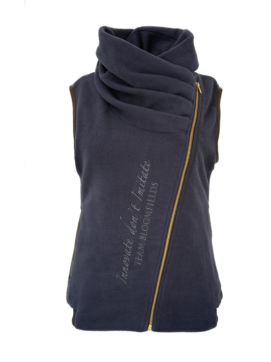 Mini Sienna Country Fleece Gilet Navy