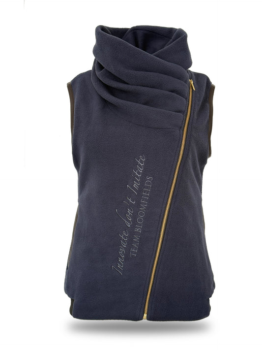Sienna Country Fleece Navy Gilet