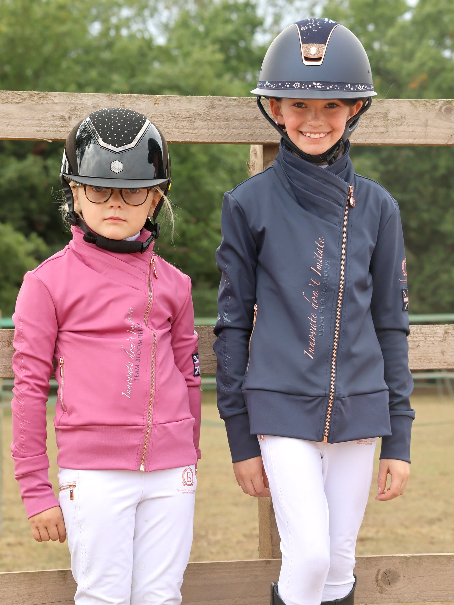 Sabrina Mini Sport in Navy With Ruffle Collar Top