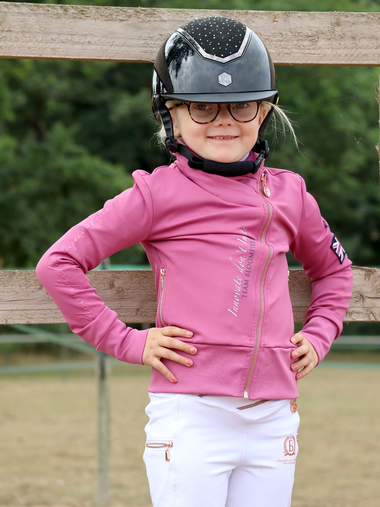 Sabrina Mini Sport in Pink With Ruffle Collar Top