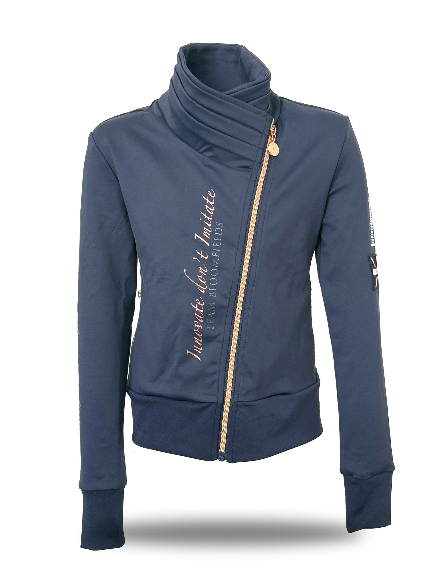 Sabrina Mini Sport in Navy With Ruffle Collar Top