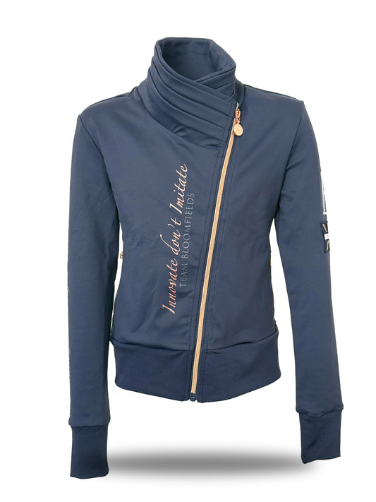 Sabrina Mini Sport in Navy With Ruffle Collar Top