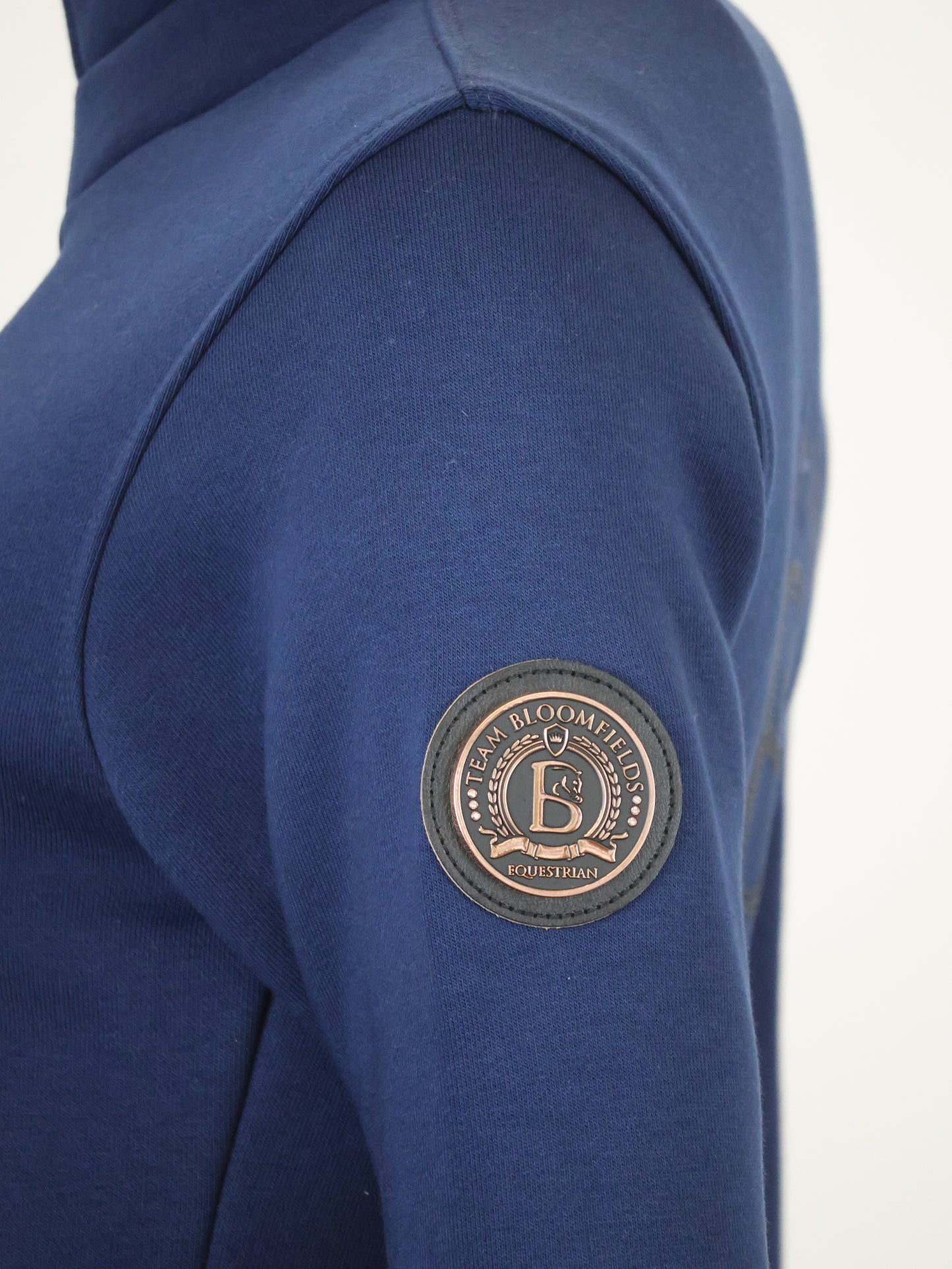 Kids Sade in Navy & Navy Quarter Zip Top