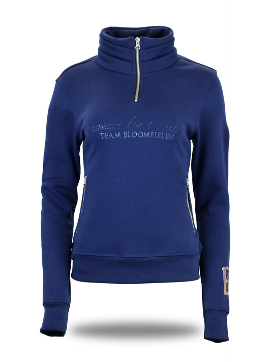 Kids Sade in Navy & Navy Quarter Zip Top