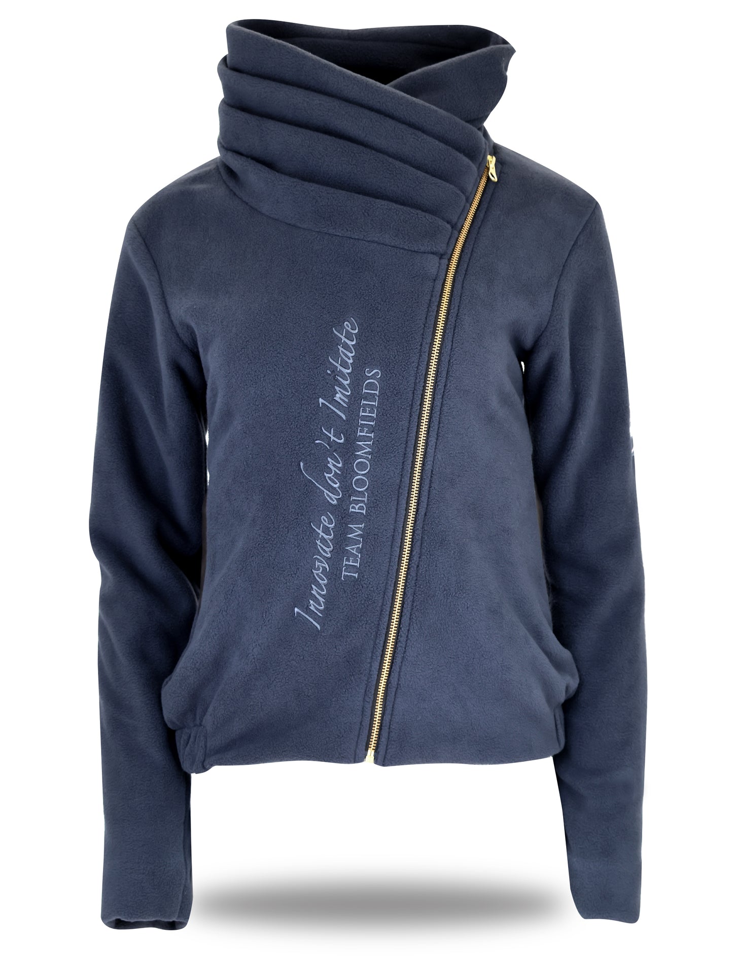 Mini Selena Navy Fleece Jacket