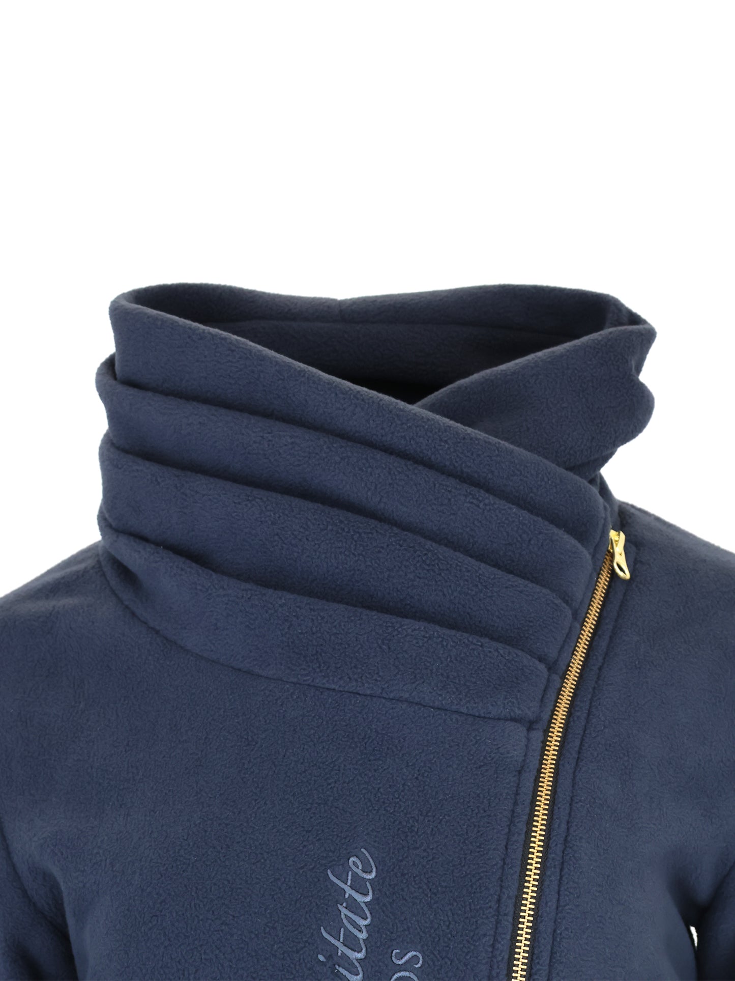 Mini Selena Navy Fleece Jacket