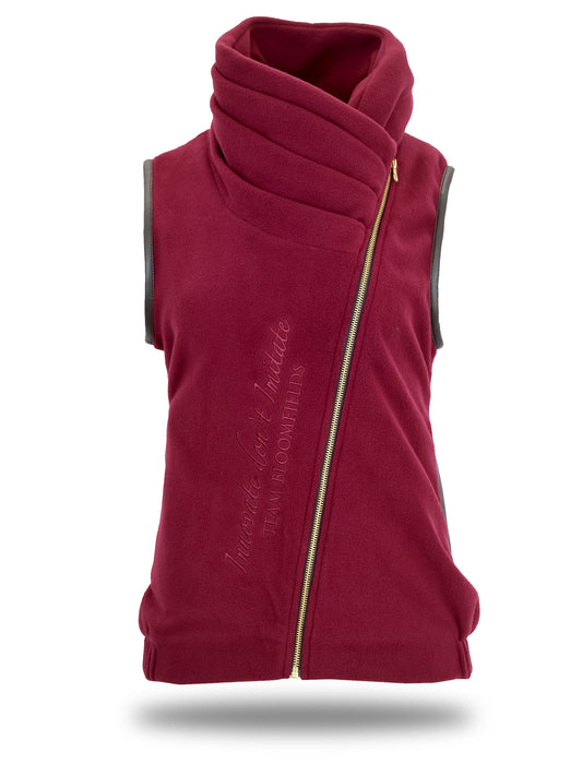 Sienna Country Fleece Mulberry Gilet
