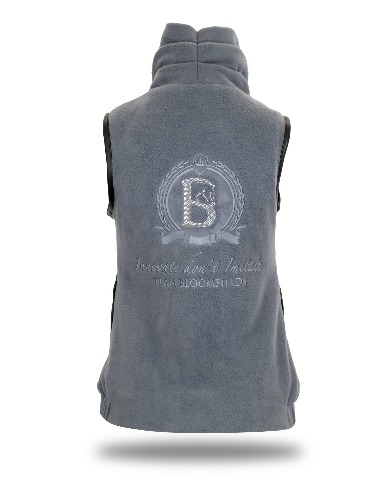 Kids Sienna Grey Country Fleece Gilet