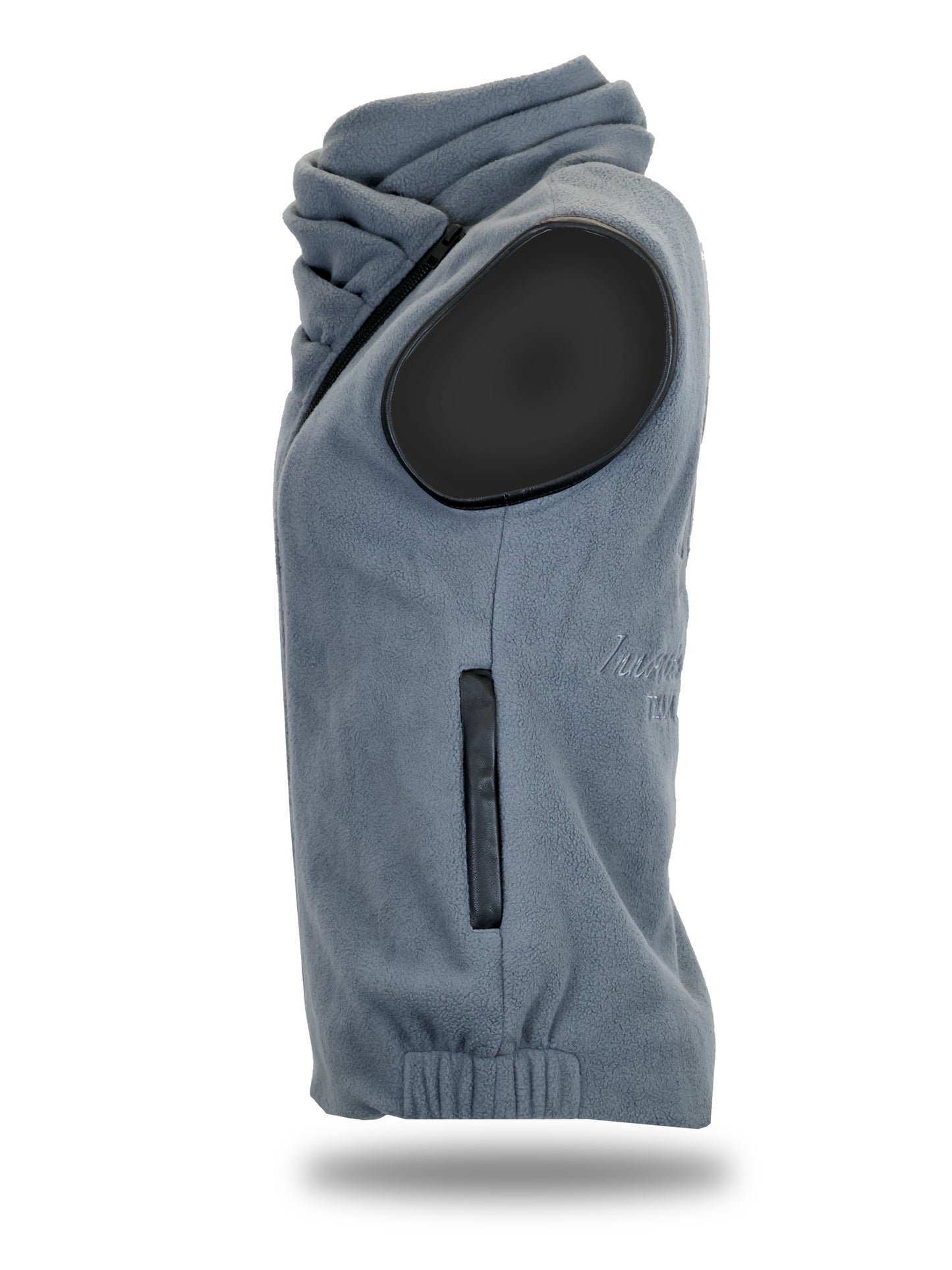 Kids Sienna Grey Country Fleece Gilet