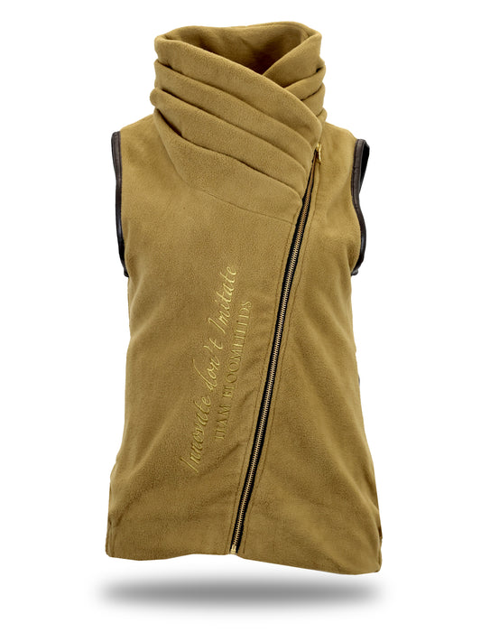 Mini Sienna Country Fleece Gilet Mustard