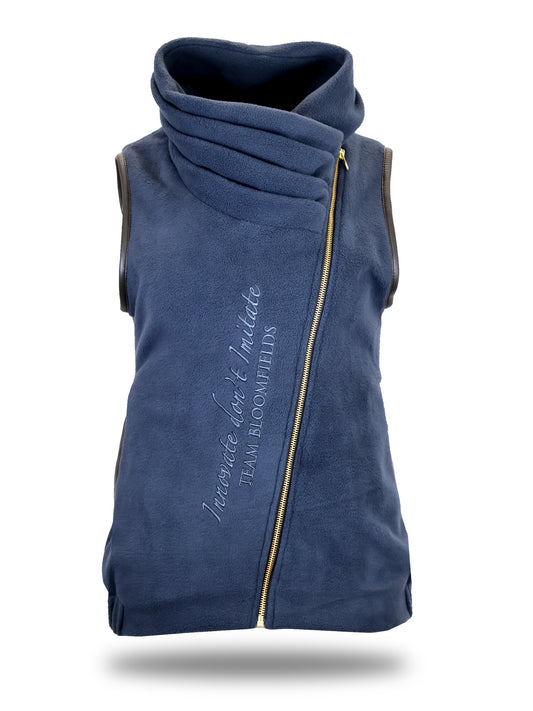 Sienna Country Fleece Navy Gilet