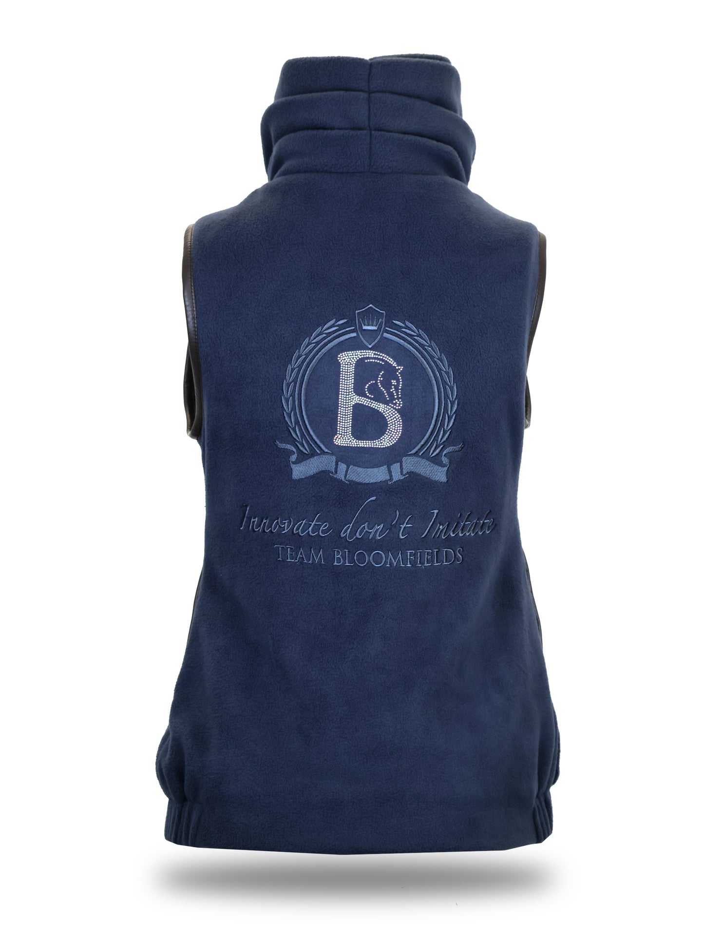 Kids Sienna Navy Country Fleece Gilet