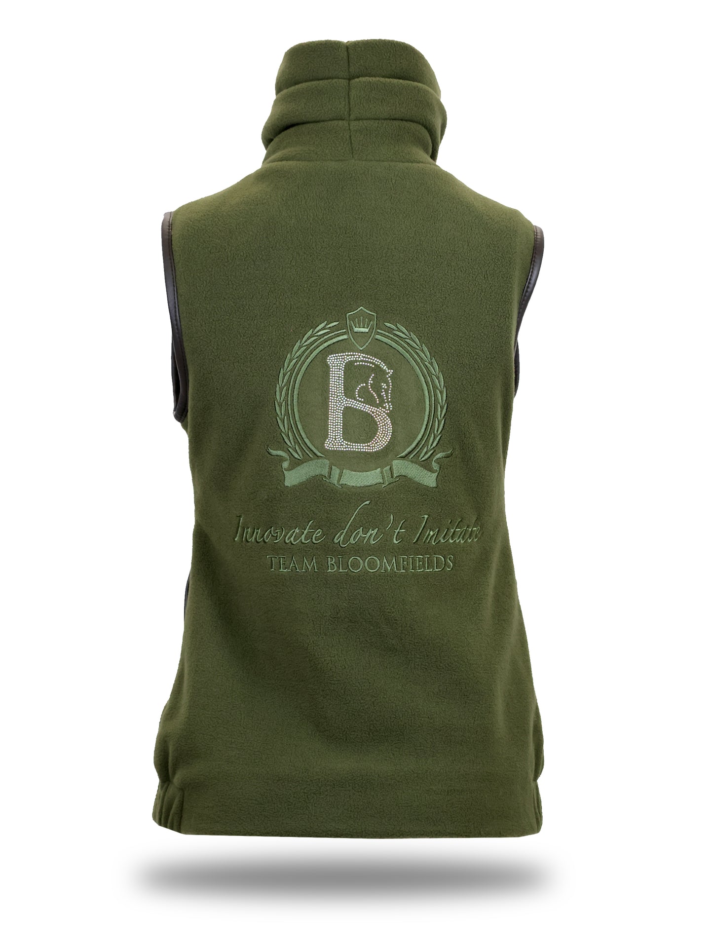 Kids Sienna Olive Country Fleece Gilet