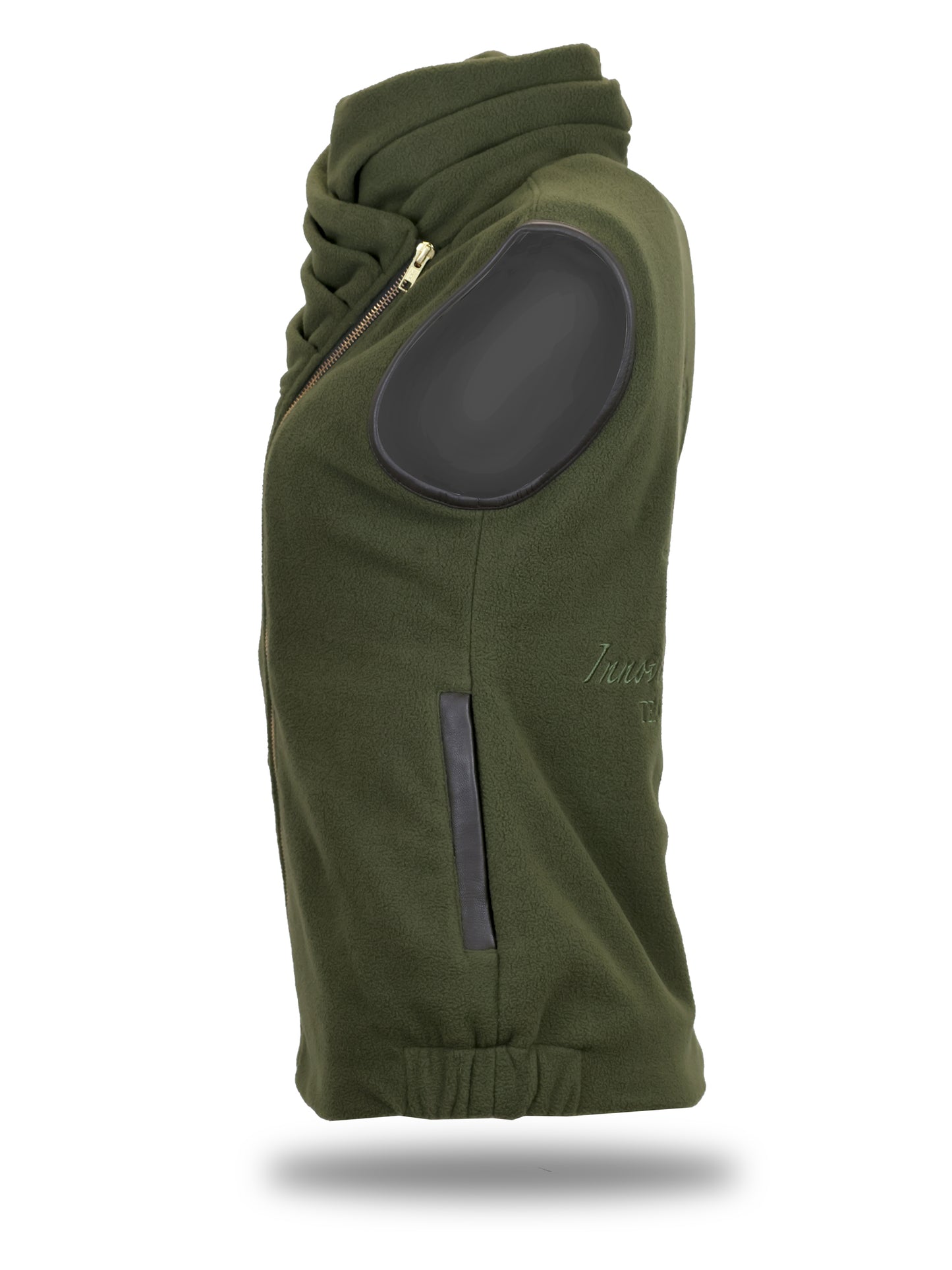 Kids Sienna Olive Country Fleece Gilet