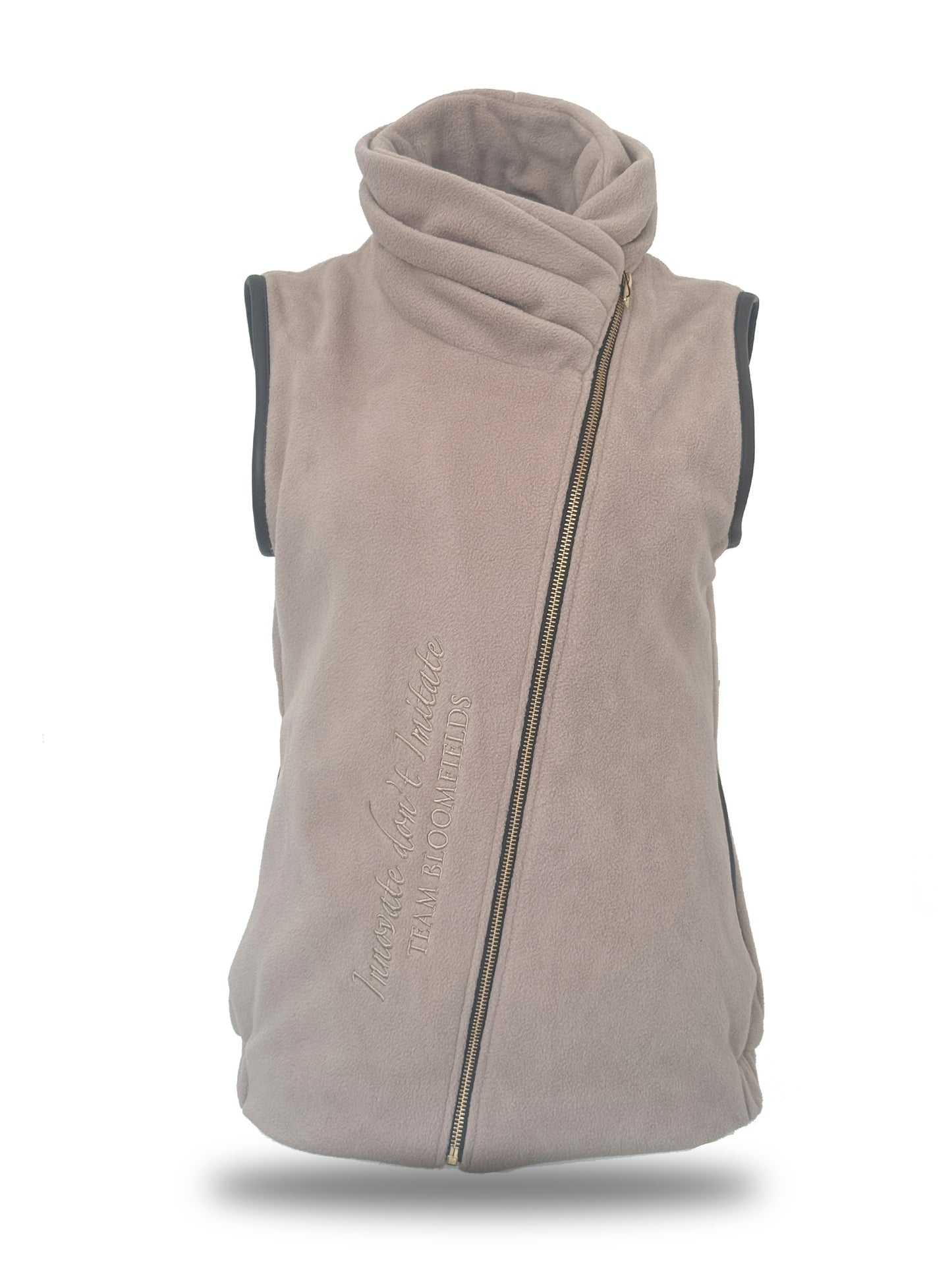 Sienna Country Fleece Stone Gilet