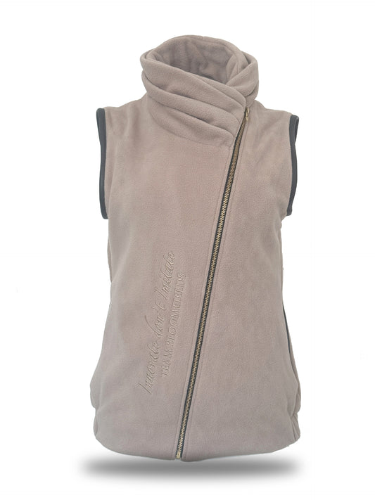 Sienna Country Fleece Stone Gilet