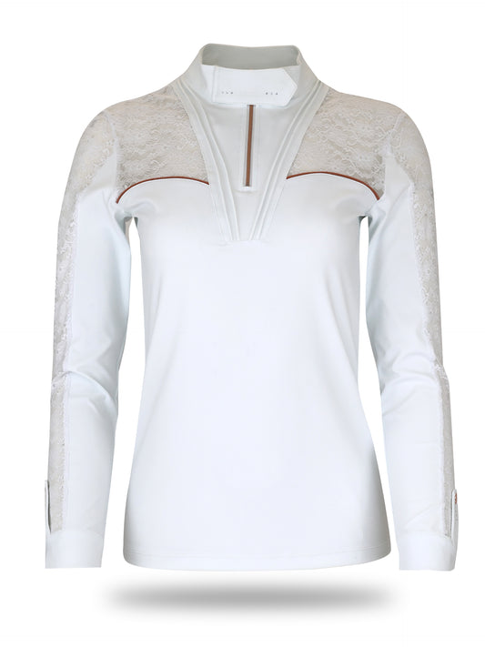 Sophia White Lace Show Shirt