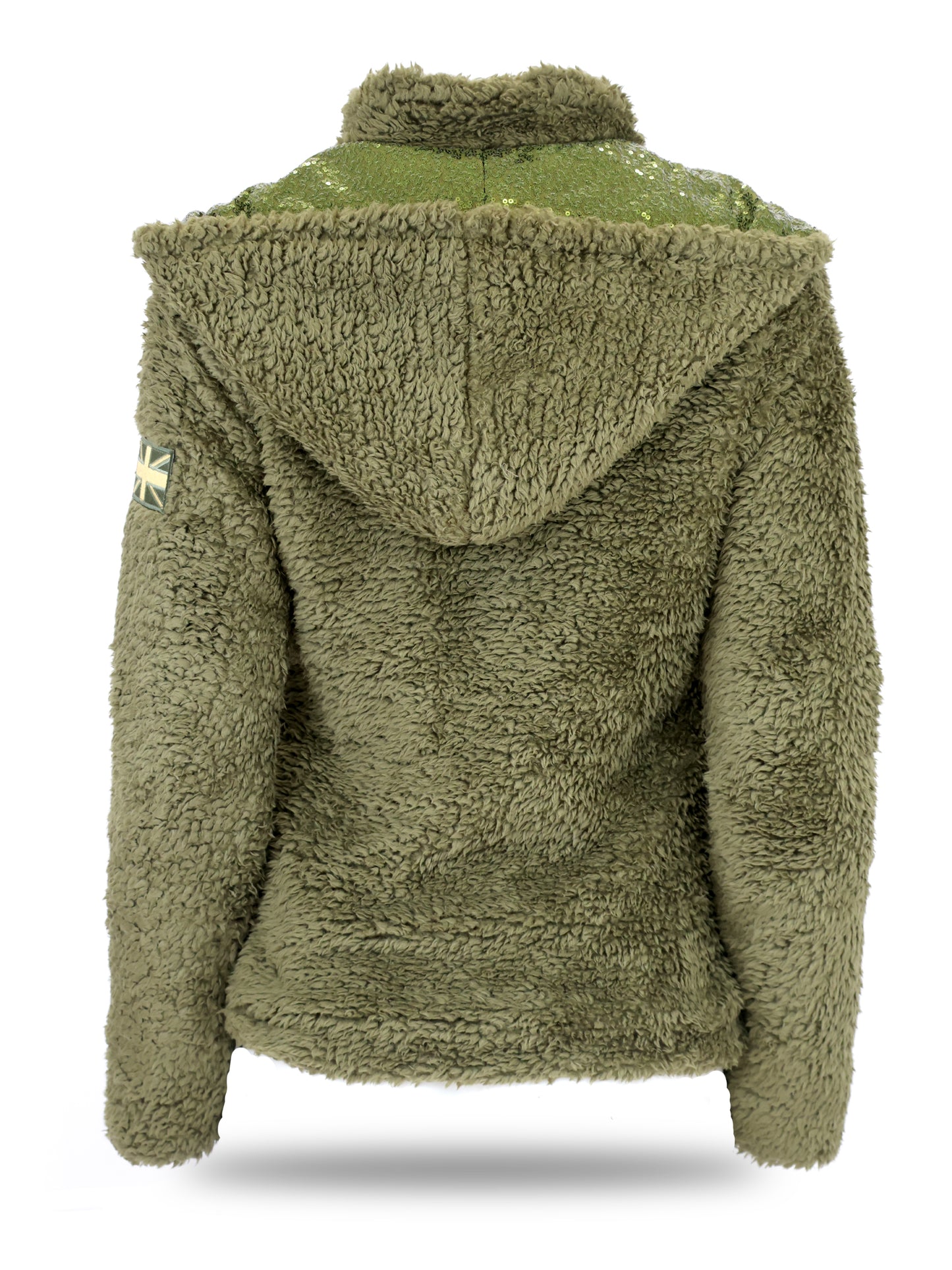 Taggie Olive Double Collar Teddybear Fleece