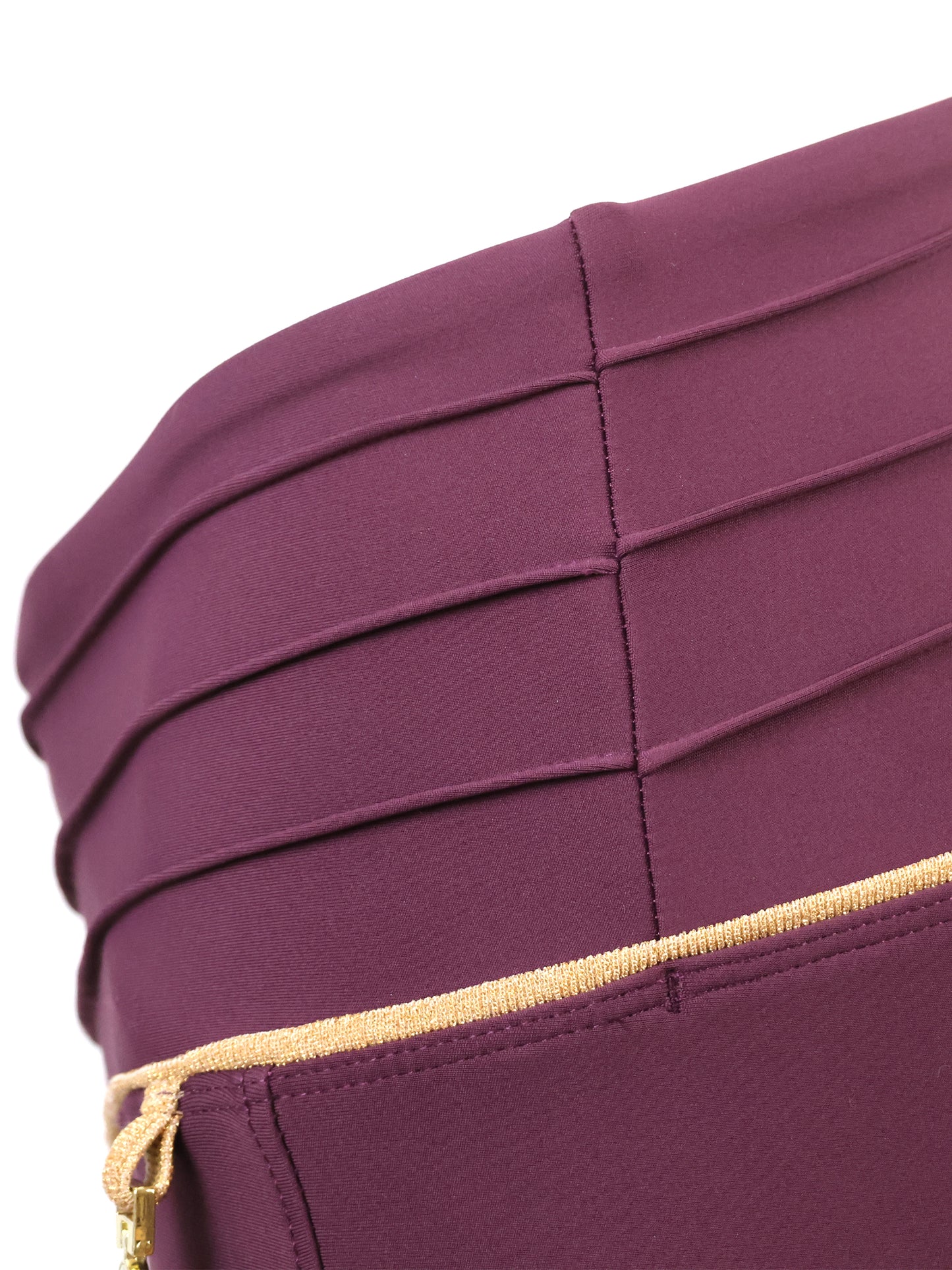 Maya Pleated Mulberry Leggings