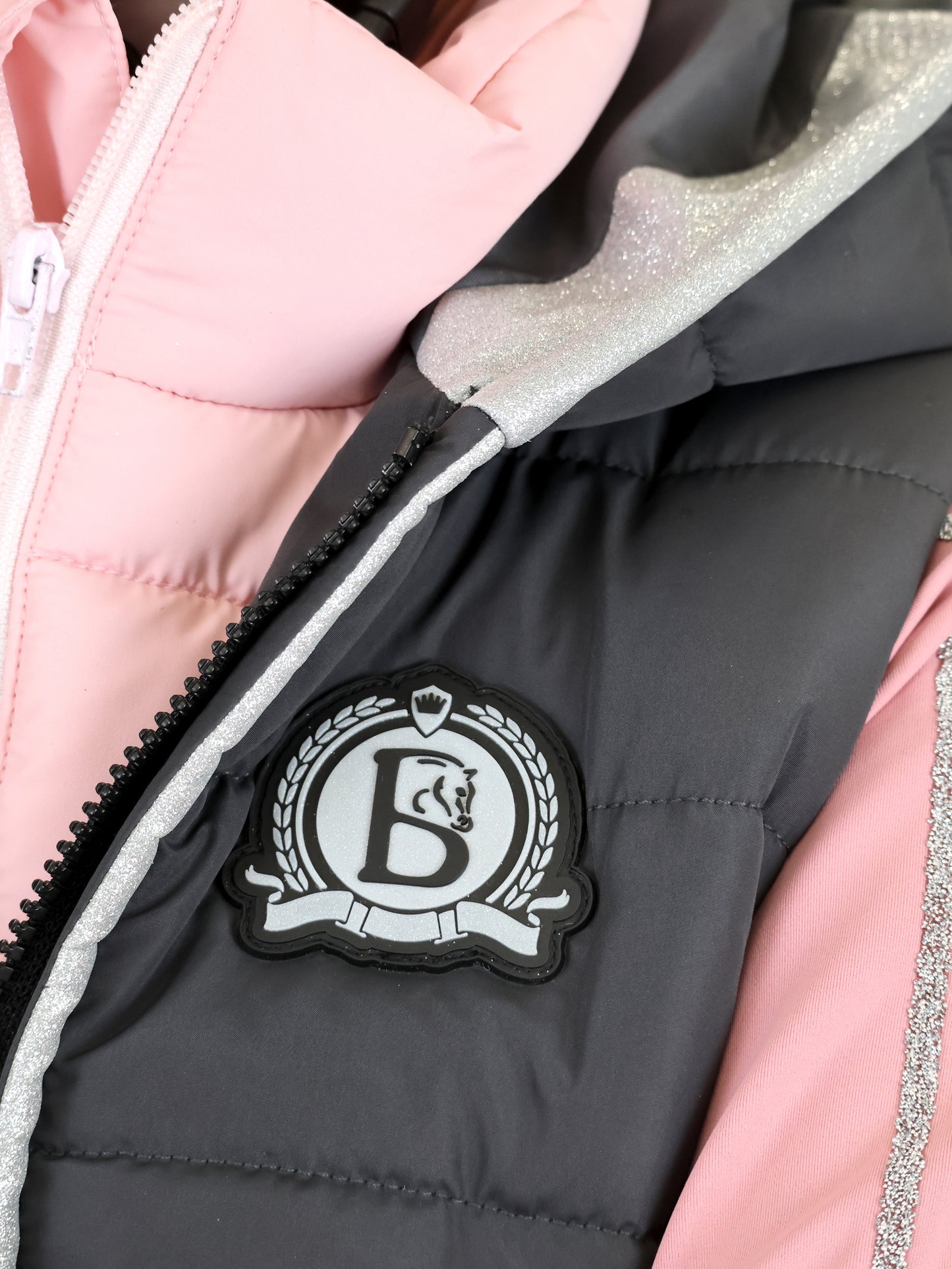 Legacy Mini Grey & Pink Gilet