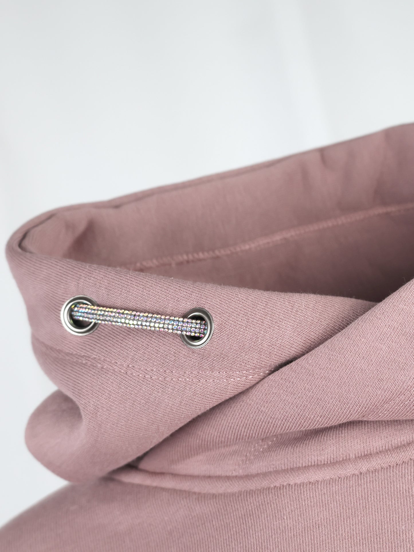 Amelia Heather with Silver Cross Necked Adult's Hoodie