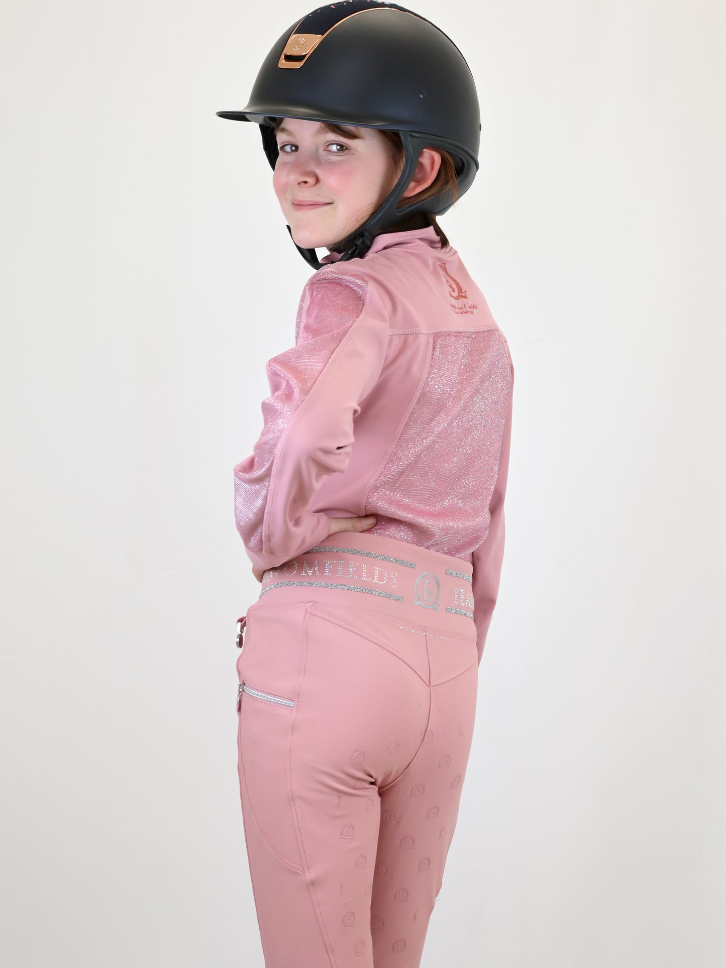 Glimmer Pink Mini Base Layer With Long Sleeves