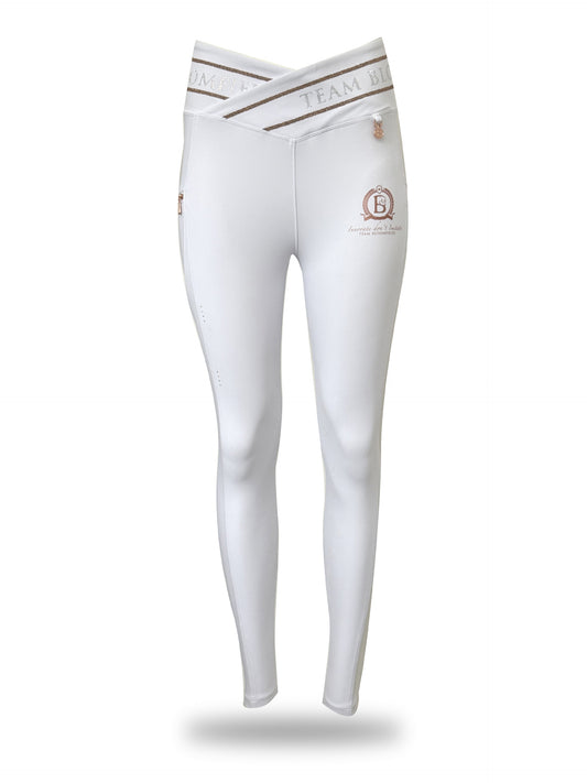 Celeste White  Crystal Leggings