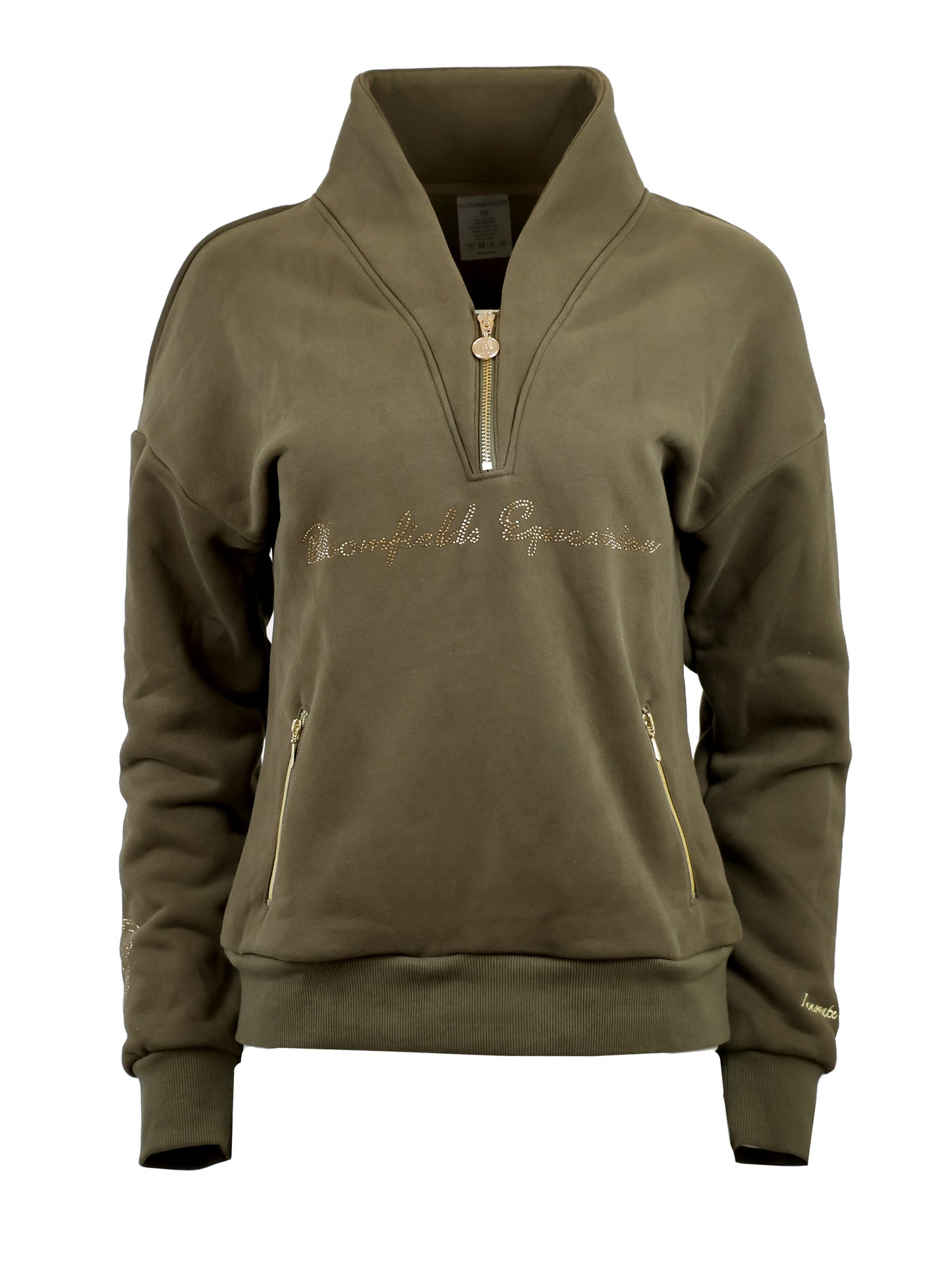 Vanessa V Neck Adult's Top In Olive