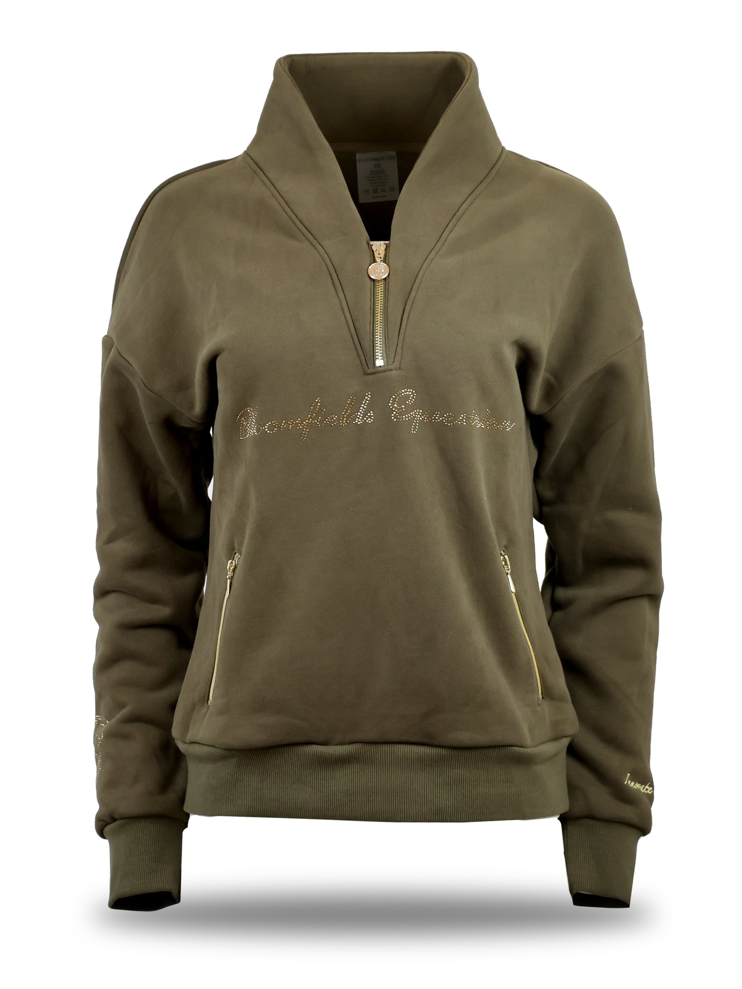 Vanessa V Neck Top In Olive