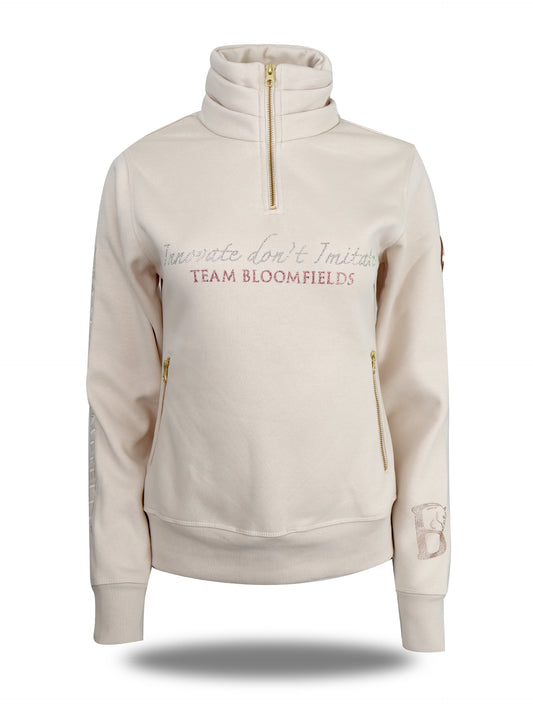Kids Sade in Winter White with Quarter Zip Top