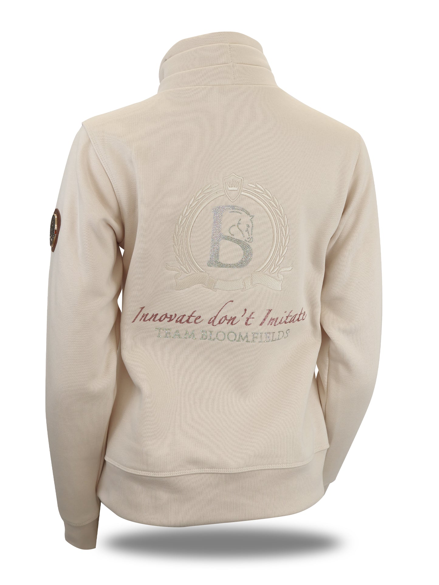 Sade in Winter White with Quarter Zip Top